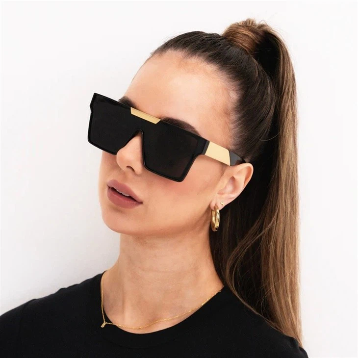 Oversized Flat Top Sunglasses